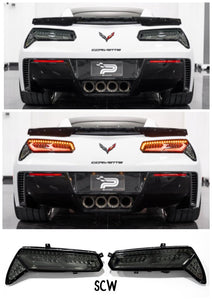 2014-2019 C7 Corvette Auto REVITALIZATION SEQUENTIAL LED Tail Lights Lamps