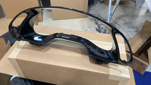 1997 - 2004 Corvette C5 Carbon Fiber HydroGraphics Gauge Cluster Speedometer Bezel