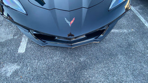 2020+ Corvette C8 Z51 Style Front Splitter Lip - Custom Painted Carbon Fiber Hydro