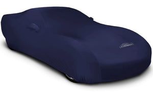 2020-2022 Corvette C8 Satin Stretch Coverking Car Cover Dark Blue