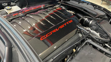 Load image into Gallery viewer, Corvette C7 LT1 Stingray Carbon Fiber Painted Fuel Rail Engine Covers OEM GM
