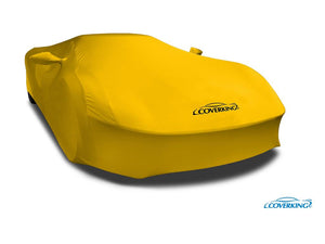 2020-2022 Corvette C8 Satin Stretch Coverking Car Cover YELLOW