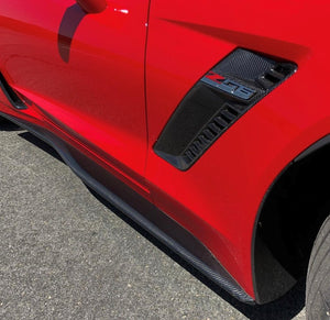 2015 - 2019 Corvette C7 Z06 Carbon Fiber Side Fender Vents