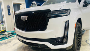 2021 Up GM General Motors OEM Cadillac Escalade SPORT Gloss Black Front Grille Generation 5