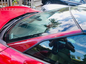 Corvette C6 Carbon Fiber Hydro / Body Color Painted Exterior A Pillars