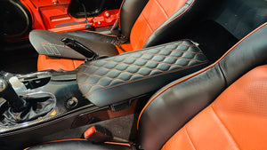 2005 - 2013 Corvette C6 Leather / Suede Armrest Center Console Lid - Custom Interior