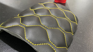 Corvette C6 Custom Interior - Upholstered Diamond Stitched Door Panels - Suede or Leather