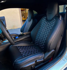 5th Gen Camaro Custom Two-tone Leather Seat Covers
