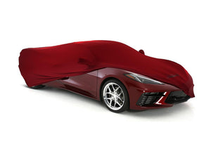 2020-2022 Corvette C8 Satin Stretch Coverking Car Cover RUBY RED