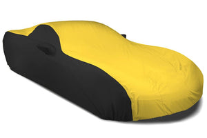 2020-2022 Corvette C8 YELLOW BLACK STORMPROOF Coupe CoverKing Car Cover