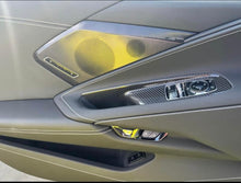 Load image into Gallery viewer, Corvette C8 Stingray OEM GM Visible Carbon Fiber Switch Panel LEFT Door Panel Bezel Trim Interior
