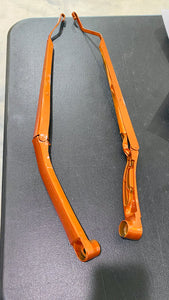 CORVETTE C6 CARBON FIBER HYDROGRAPHICS CUSTOM PAINTED WIPER ARM BLADES 2005 - 2013