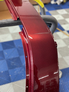 Corvette C6 Carbon Fiber Hydro Roof Halo B Pillar Exterior HydroGraphics - Labor Only
