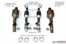 Load image into Gallery viewer, Fabspeed Lamborghini Murcielago Primary Sport Catalytic Converters (2001-2010)
