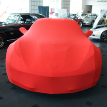 Load image into Gallery viewer, Corvette C7 Car Cover Indoor Ultraguard Stretch Satin - Red - Stingray, Z51, Z06, Grand Sport, ZR1
