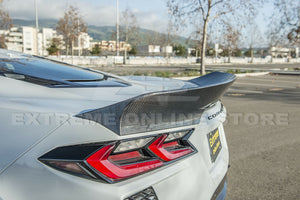 Corvette C8 EOS Performance Visible CARBON FIBER Rear Ducktail Wing Spoiler