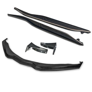 Corvette C7 Stage 2 Stage 3 Front Splitter Side Skirts & Winglets Package