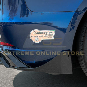 2017-Up Tesla Model 3 Rear Bumper Diffuser Custom Painted