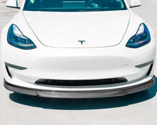 Load image into Gallery viewer, Carbon Fiber Tesla Model 3 Front Splitter Lip Spoiler | Cyber Alpha
