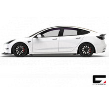 Load image into Gallery viewer, Tesla Model 3 Carbon Fiber Gloss Black Painted Rear Spoiler | Cyber Beta
