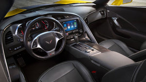 C7 Corvette Stingray Z06 Grand Sport Interior Side Console Grab Handle - Custom Painted Carbon Fiber Hydro