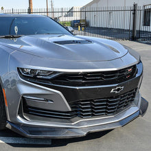 Load image into Gallery viewer, 2019-Up Camaro ZL1 Conversion Front Splitter Spoiler Lip Carbon Fiber
