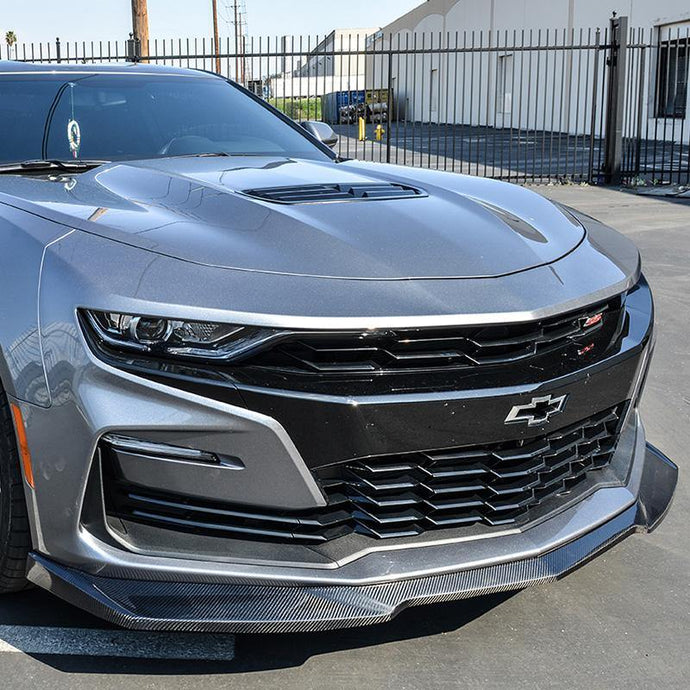 2019-Up Camaro ZL1 Conversion Front Splitter Spoiler Lip Carbon Fiber